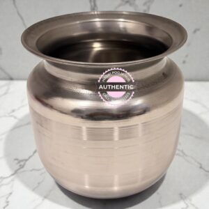 Steel Chembu or Kalash For Haldi (4.8 Inches Height ,4 Inches Diameter)