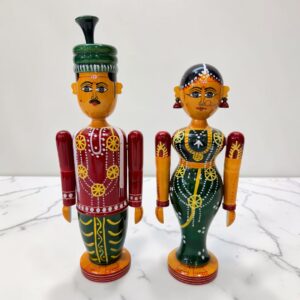Bride & Groom Set / Pelli Set / Marriage Couple Set (Big Size) (Height 10 Inches)