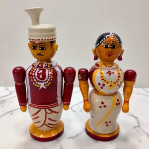 Bride & Groom Set / Pelli Set / Marriage Couple Set (Small Size) (Height 5.5 Inches)