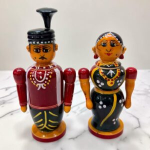 Bride & Groom Set / Pelli Set / Marriage Couple Set (Small Size) (Height 5.5 Inches)