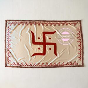 Addutera Swastik with Kolam Border(Hand Painted)