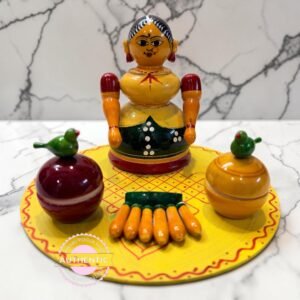 Buttabomma Thambolam Set (Light Yellow Colour)