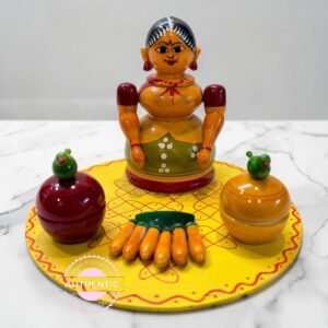 Buttabomma Thambolam Set (Dark Yellow Colour)