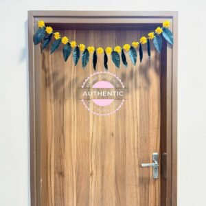 Mango Leaves Door Dandalu/ Door Garlands (Dark Yellow Flowers)