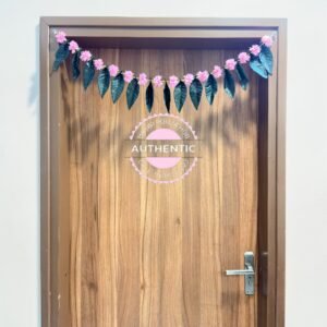 Mango Leaves Door Dandalu/ Door Garlands (Light Pink Flowers)