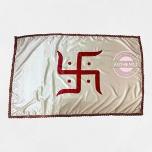 Hand Painted Swastik Addutera (Cream Colour Cloth)